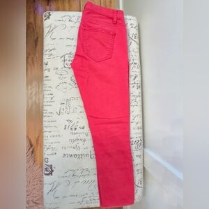 Forever 21 Women's Vibrant Pink Skinny Jeans